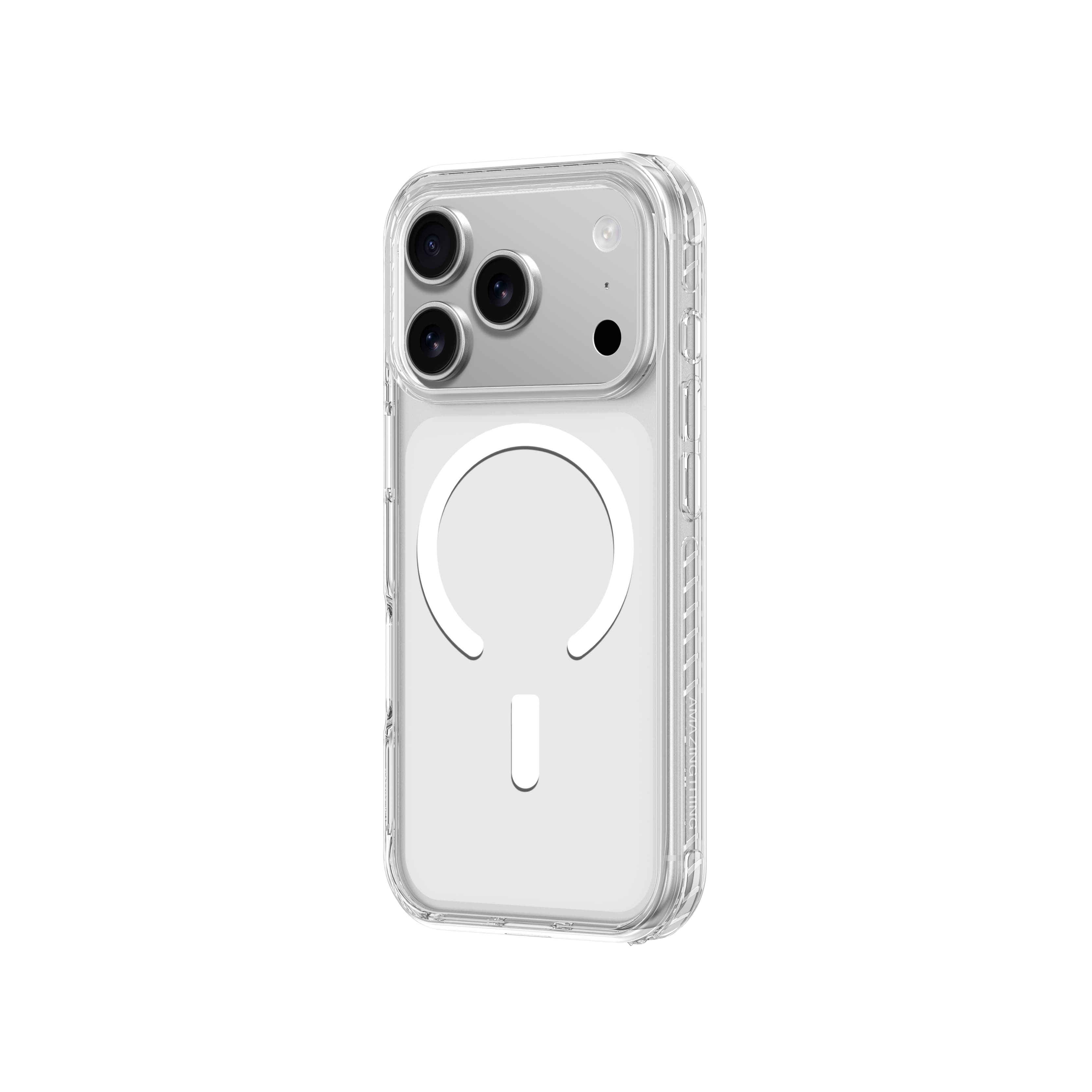AMAZINGTHING Titan Pro Case for iPhone 17 Pro Max MagSafe, Transparent Clear