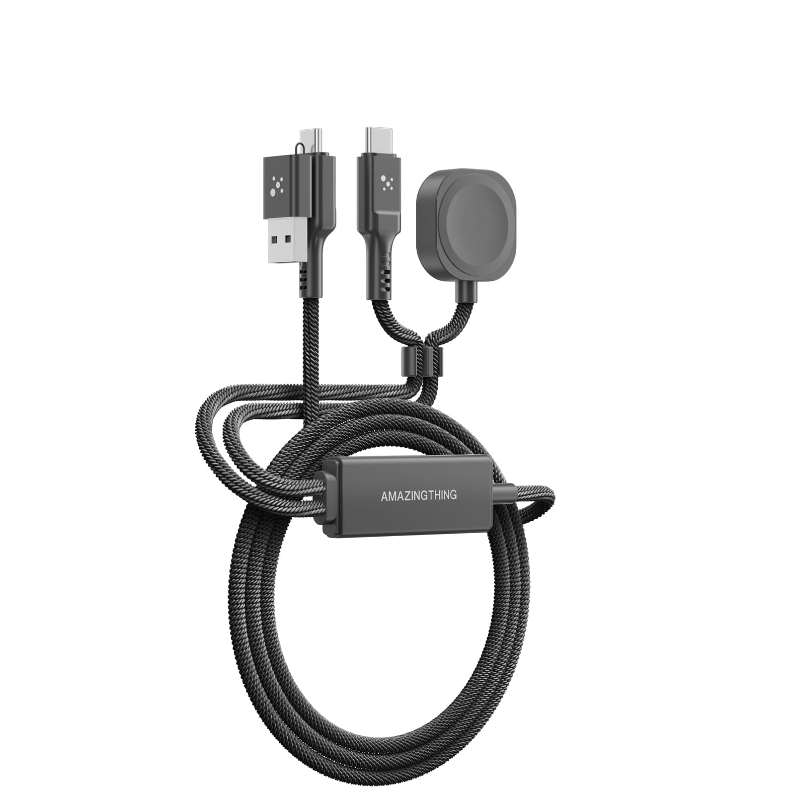 AMAZINGTHING Thunder Pro 7X 4-in-1 A + C to C with Watch Charger Cable
