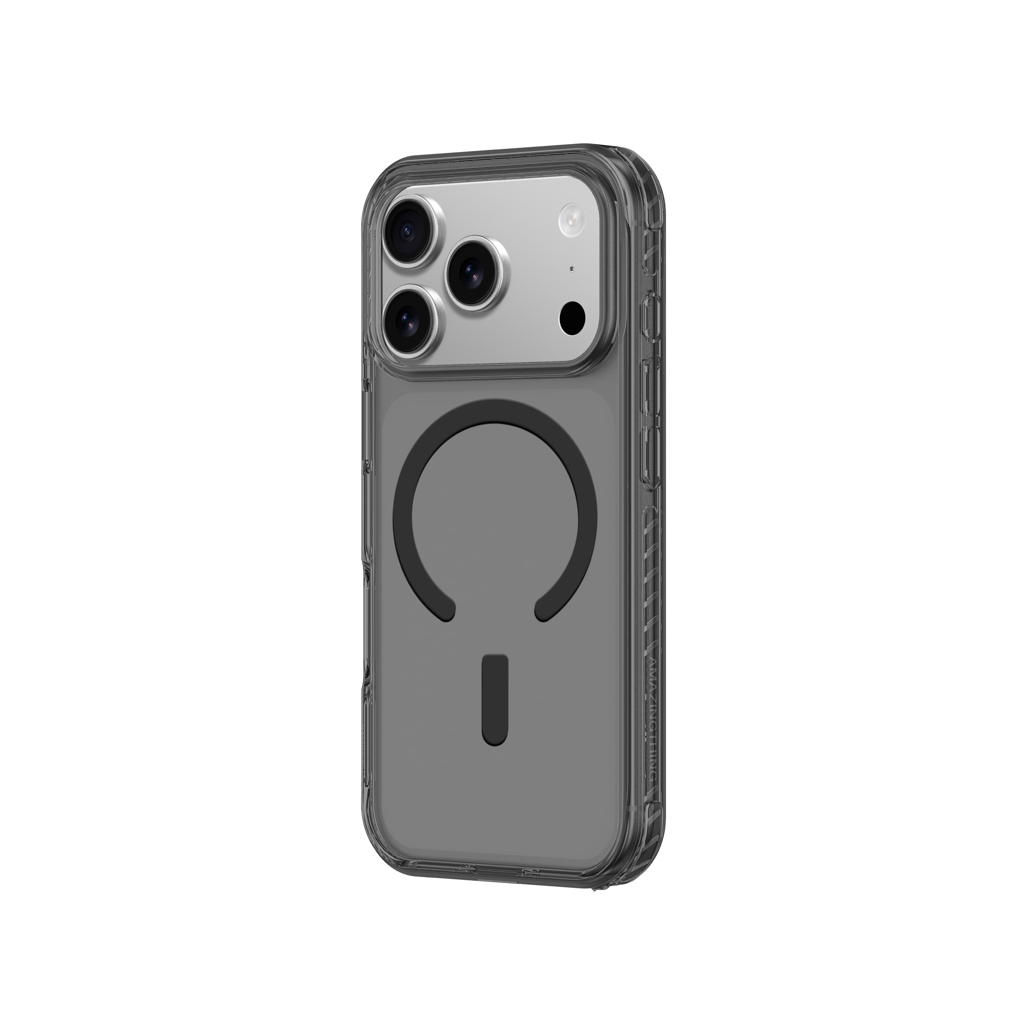 AMAZINGTHING Titan Pro iPhone 17 Pro Max MagSafe Case, Transparent Smoke