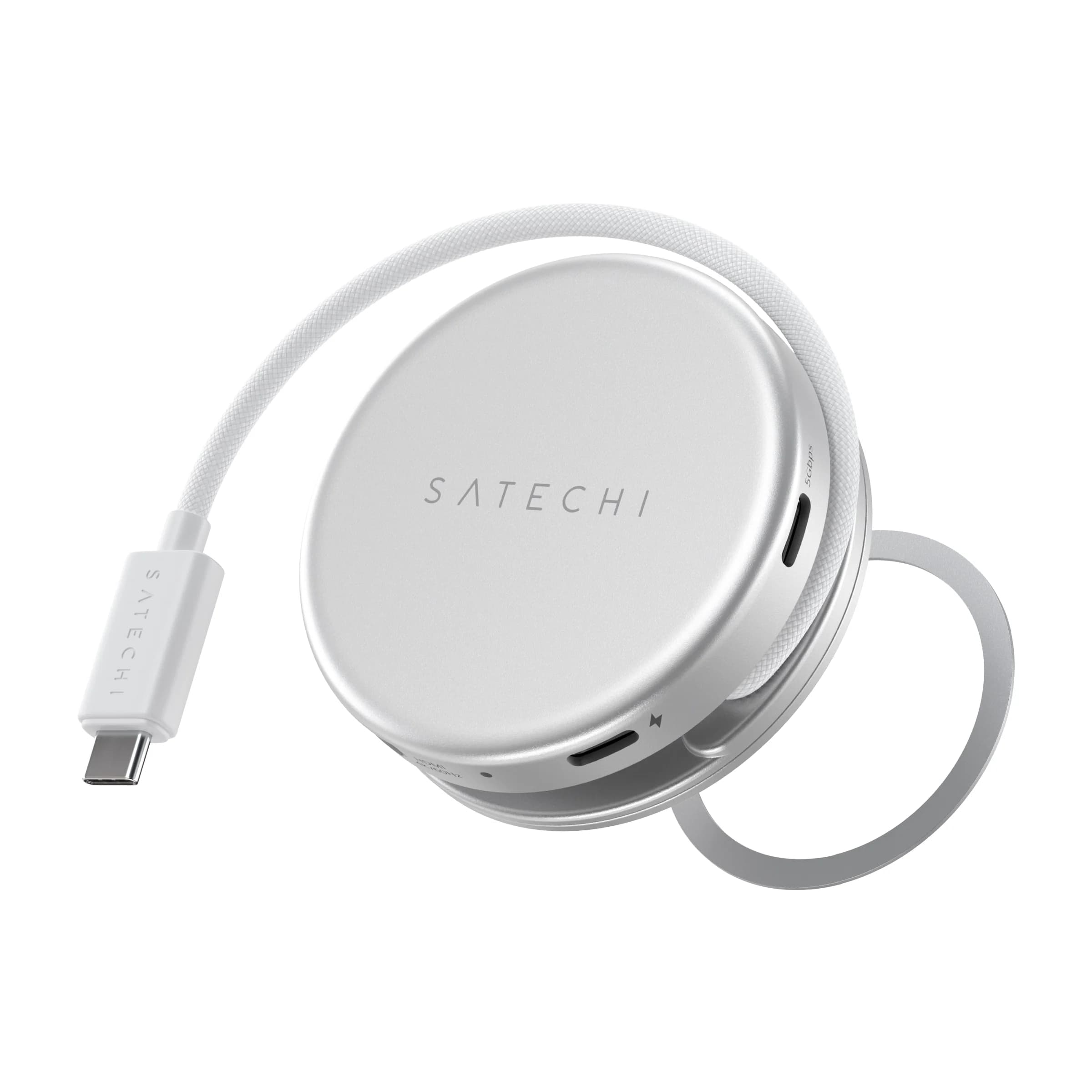 Satechi OntheGo 5-in-1 Multiport Adapter -Silver